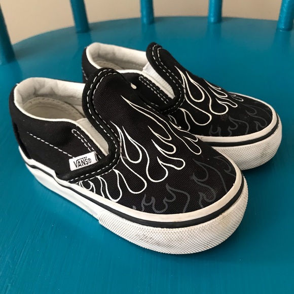 Vans Other - Vans Flames Classic Slip-On Size 5 Toddler